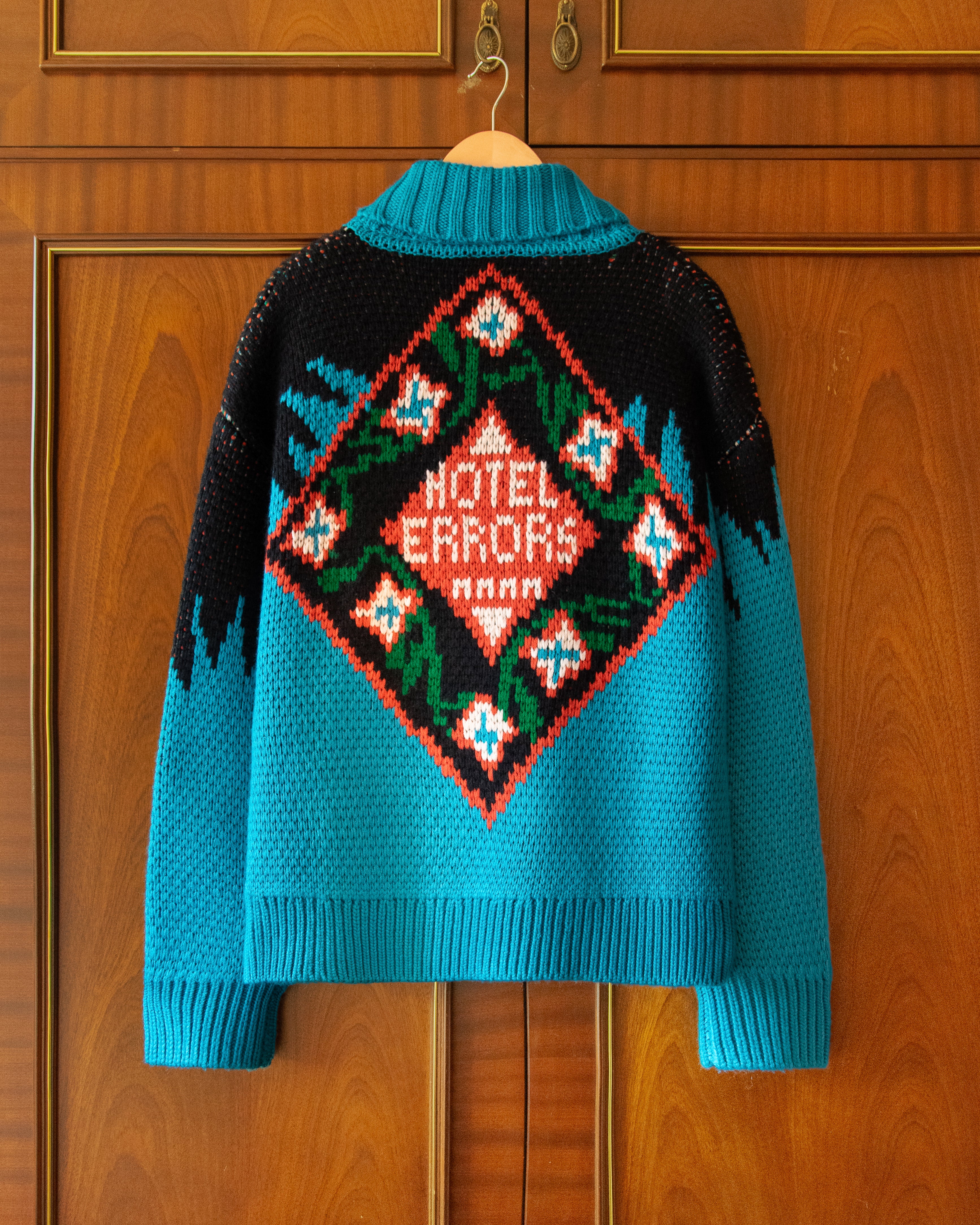 WOOL BLEND HOTEL ERRORS CARDIGAN - Image 2