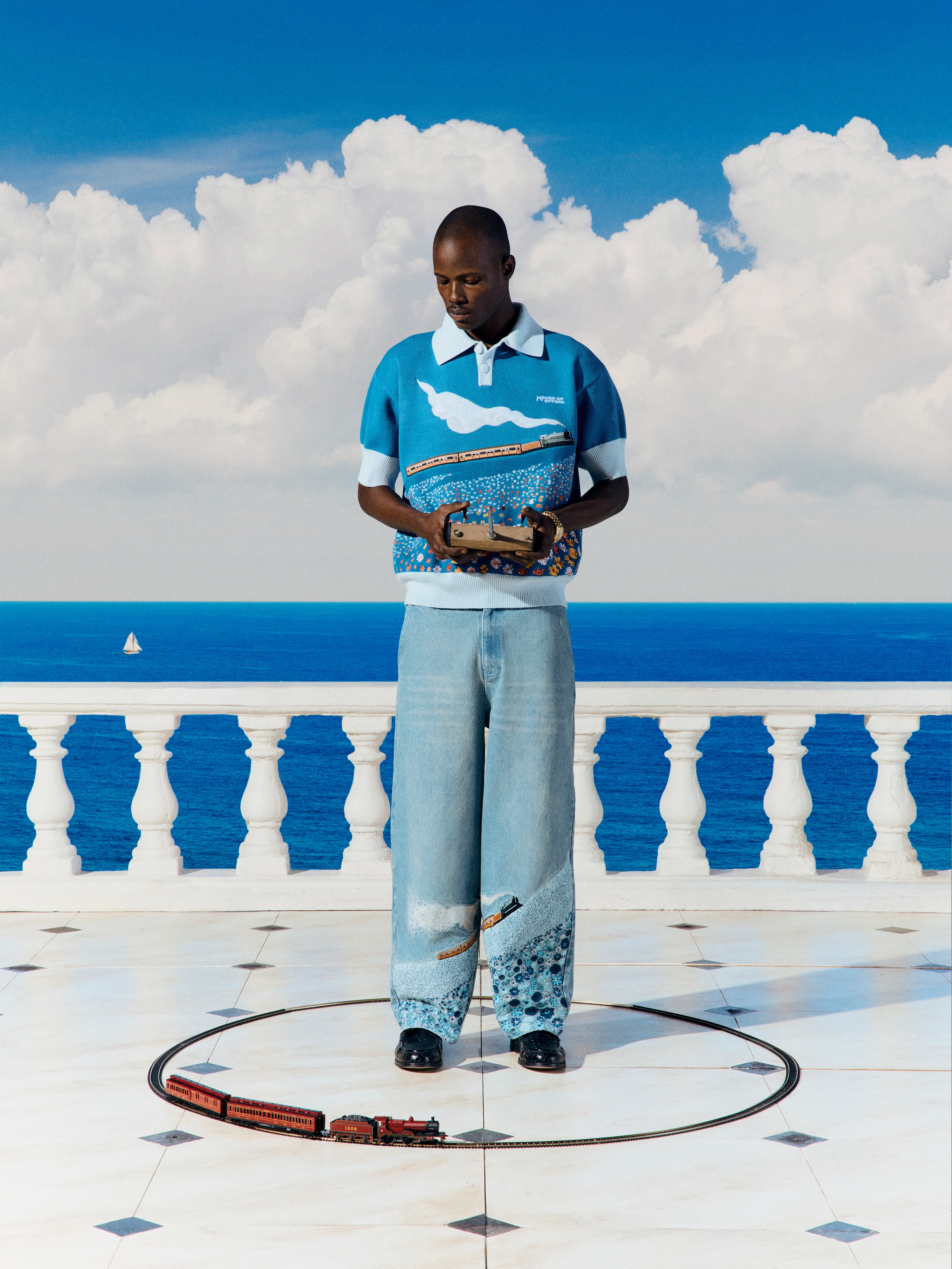 ERRORS EXPRESS EMBROIDERED POLO - Image 3