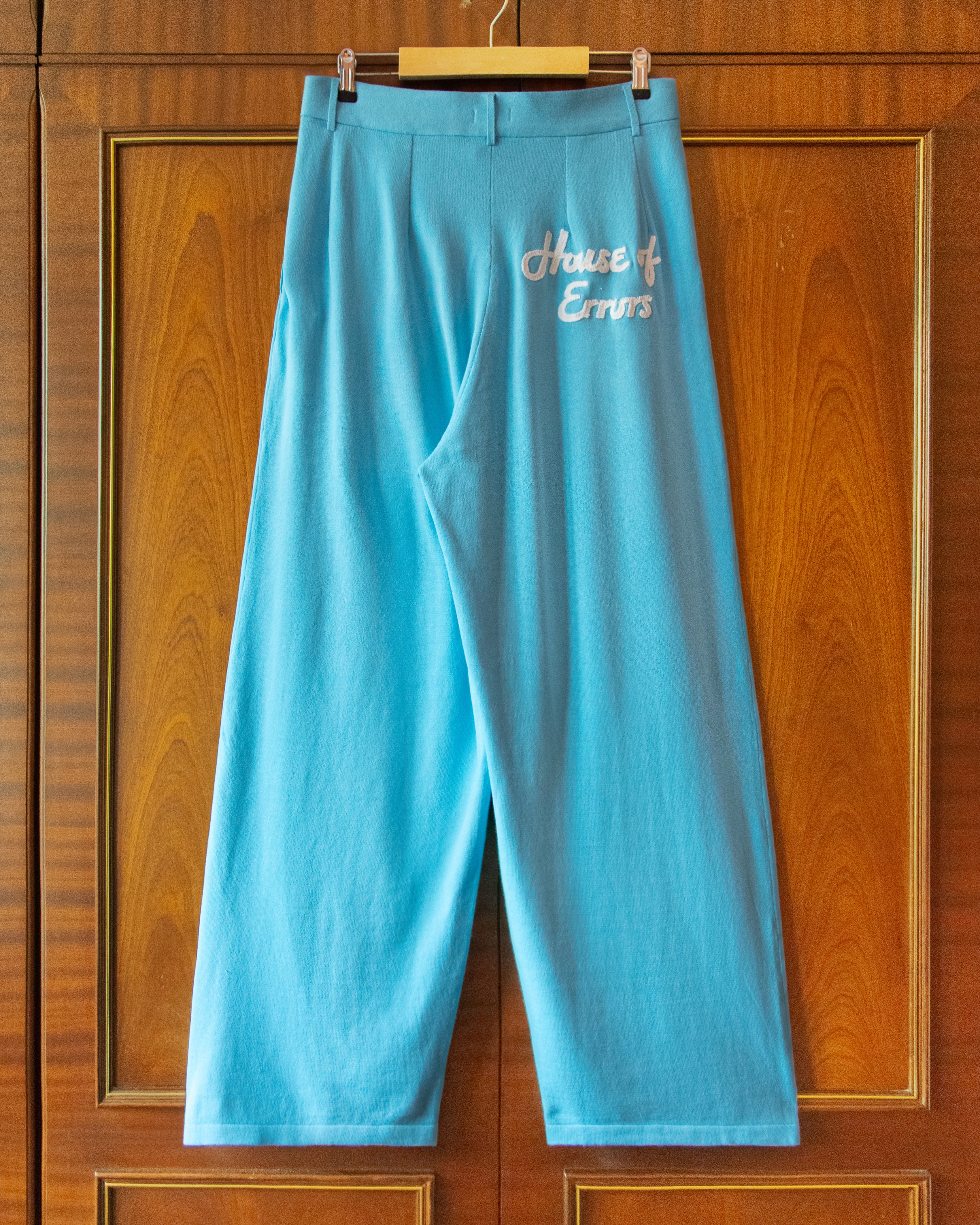 KNITTED COTTON BOAT TROUSERS - Image 3