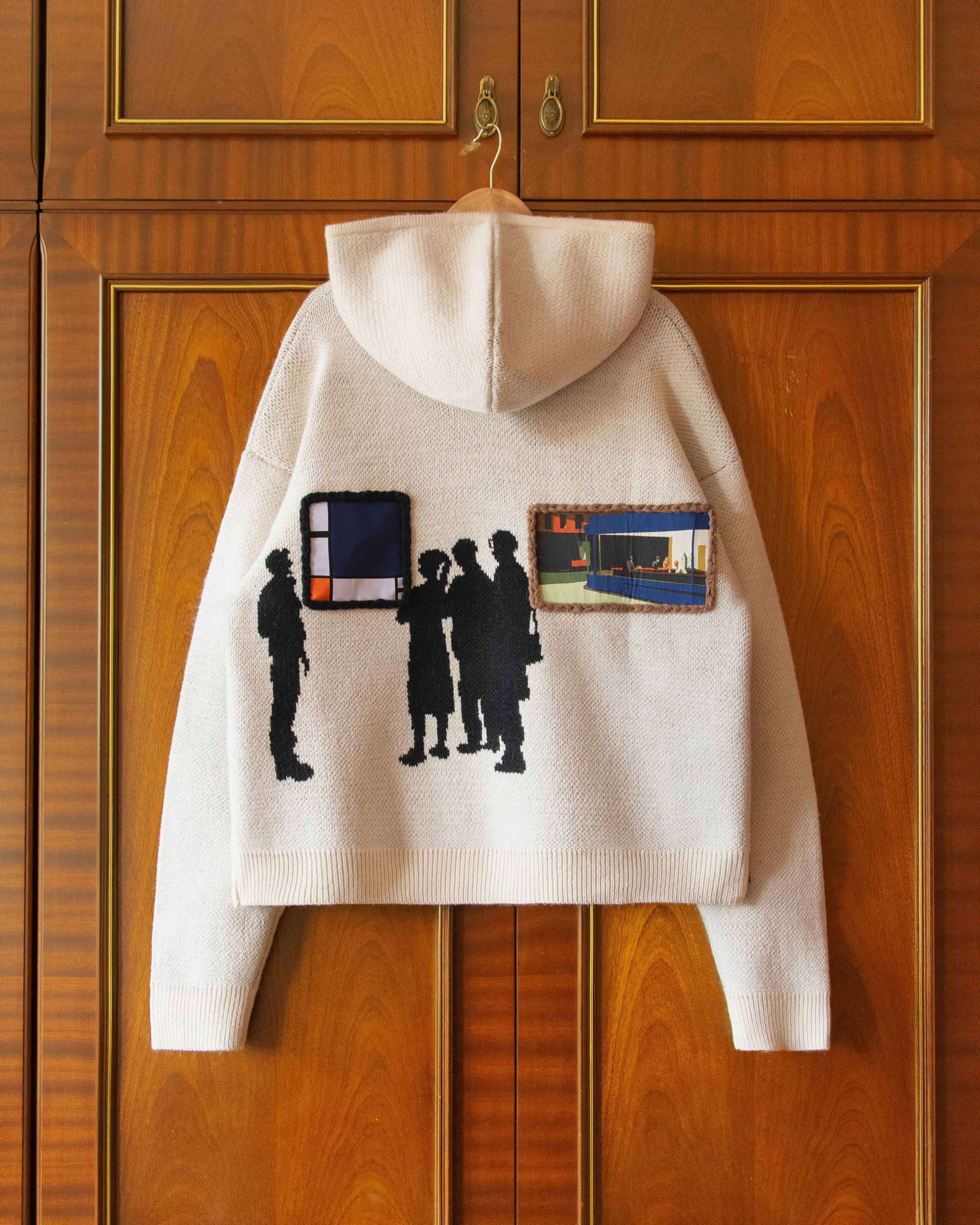 KNITTED GALLERY HOODIE - Image 2
